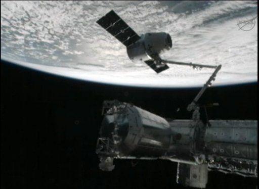 SpaceX's Dragon Docks at Space Station