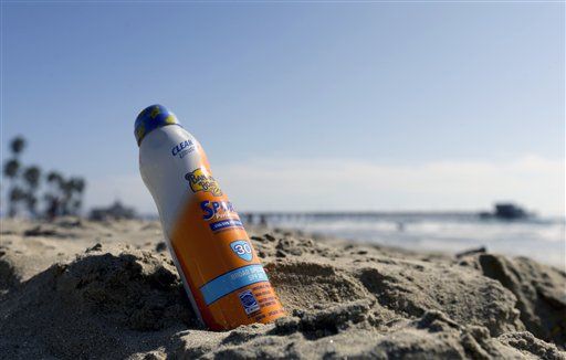 Sunscreen Recalled ... Because People Catch on Fire