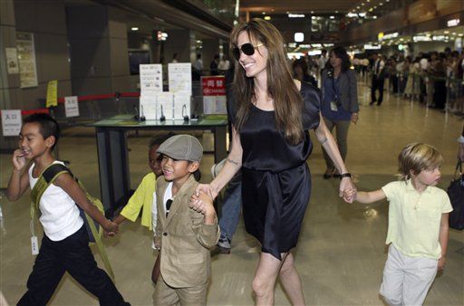 2 More Jolie-Pitt Kids Join Mom in Movie