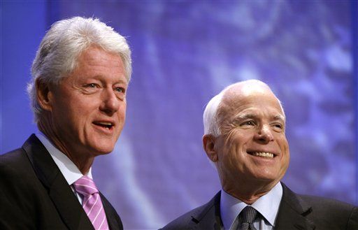 McCain's Pick for Middle East Negotiator: Bill Clinton