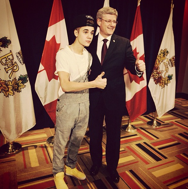 Bieber: What, I Should Have Dressed Up to Meet PM?