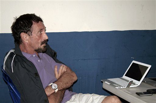 McAfee Hospitalized After Heart Attacks: Lawyer