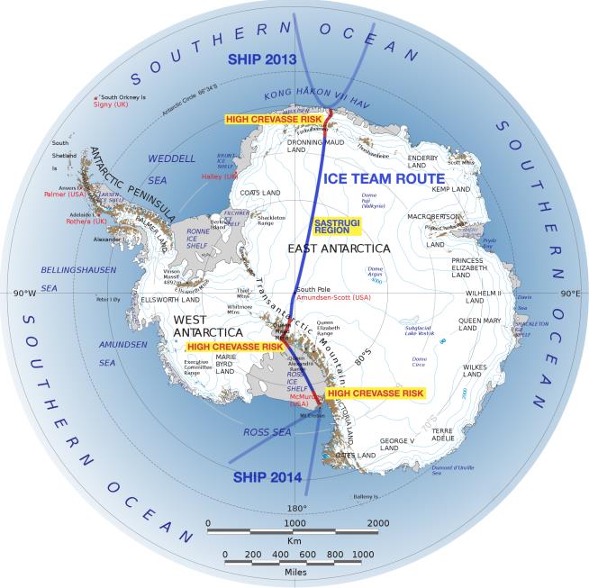Brit Team Sets Off on 1st Winter Antarctic Crossing