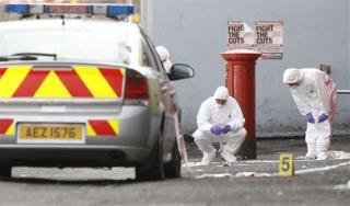 Bomb Falls Off Belfast Police Car