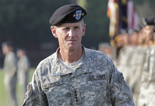 McChrystal Takes Blame for Article That Tanked His Career