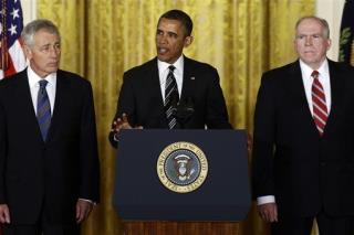 Obama Taps Hagel, Brennan for Pentagon, CIA