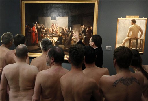 How to View Nude Museum Exhibit? Naked, of Course