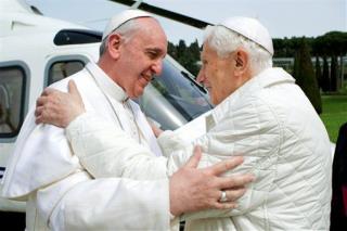 2 Popes Meet: 'We Are Brothers'
