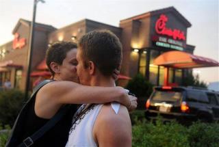Chick-fil-A Owner Treats Gay Marriage Rally to Meal