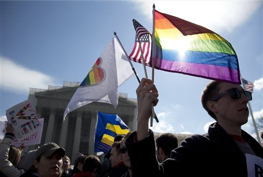 Support Up for Gay Marriage, Down for Abortion