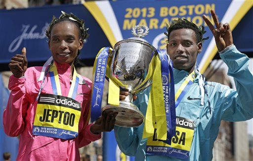 Ethiopia's Desisa Wins Boston Marathon