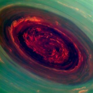 NASA Spots Colossal Saturn Hurricane