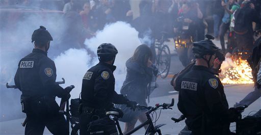 18 Arrested in Seattle Protests