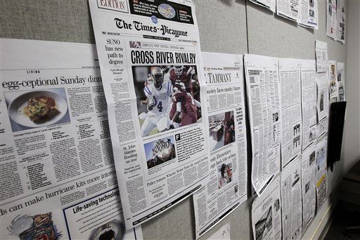 In Times-Picayune's 'Blunder,' Proof Print Isn't Dead