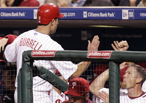 Burrell, Myers Lead Phillies Past Cubs