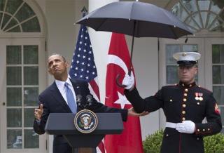 Latest Obama Scandal: Umbrellas