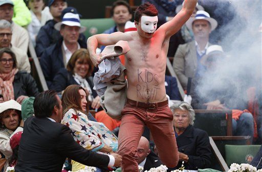Protests Disrupt French Open as Nadal Wins