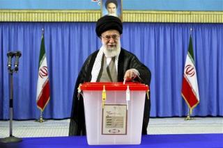 Iran Leader Votes, Says 'to Hell With' US