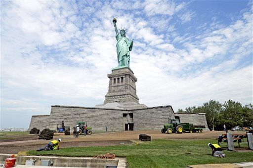 Lady Liberty Reopens for 4th