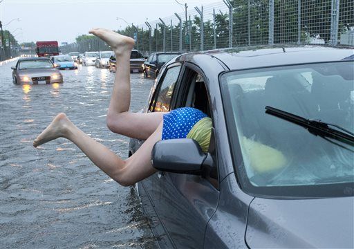 Freak Storm Floods Toronto