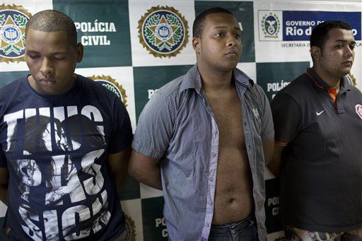 Rio Gang Who Raped American Now Locked Up