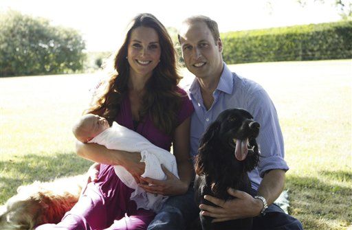 First Photos of Prince George Released