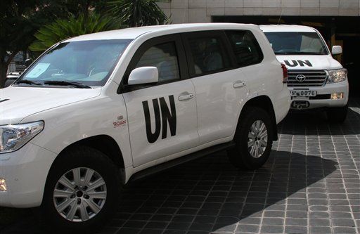 Snipers Shoot at UN Team in Syria