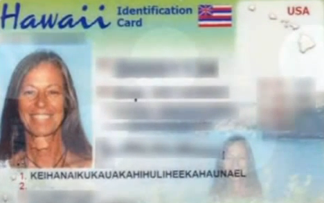 Hawaii Chops Woman's Über-Long Last Name