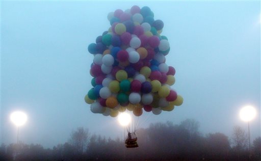 'Doesn't Look Like France': Balloonist's Trek Falls Short