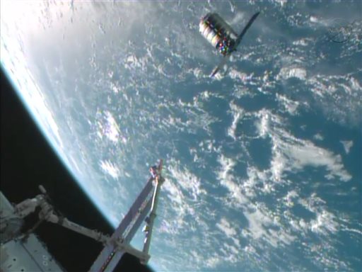 Cygnus at Last Docks With Space Station