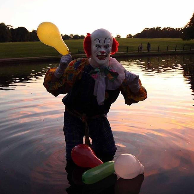 Man Behind Creepy British Clown Revealed