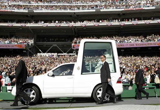 Pope Says Mass at Stadium