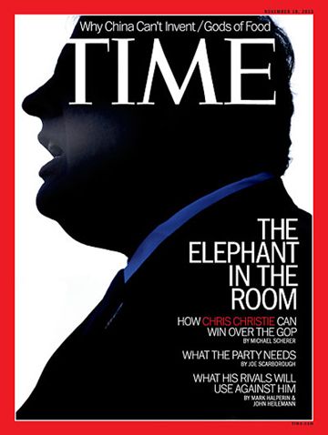 Time Puts Fat Joke on Christie Cover