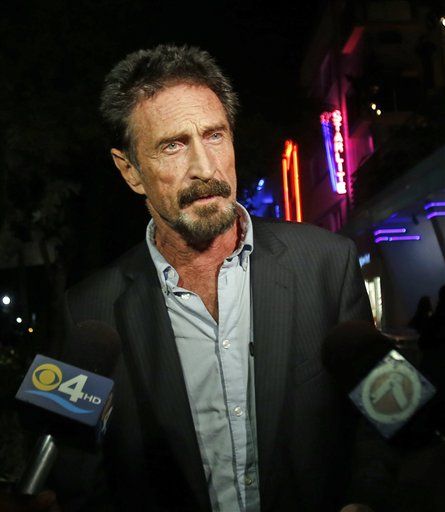 Yet More Trouble for John McAfee