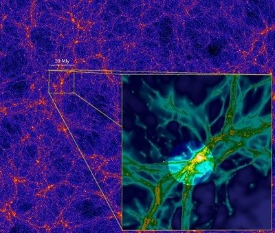 Dark Matter's Cosmic 'Web' Spotted for 1st Time