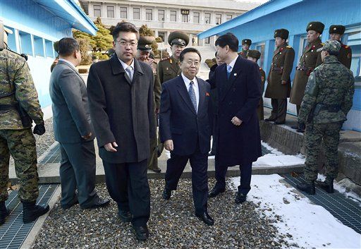 Koreas Hunker Down for Rare Talks