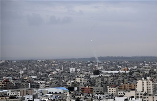 Gaza Militants Strike Israel With Rocket Barrage
