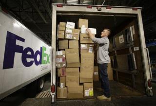 fedex package handler lost truck cancer sample woman facility watts sorting loads kansas dec delivery monday city