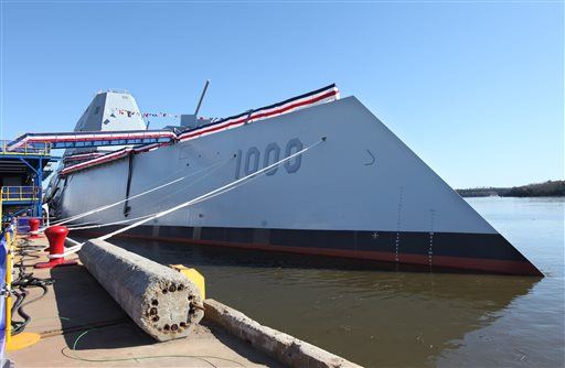 Navy's New $3B Ship Looks Like Fishing Boat on Radar