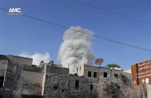 Militants Tunnel Under Syria Hotel, Destroy It