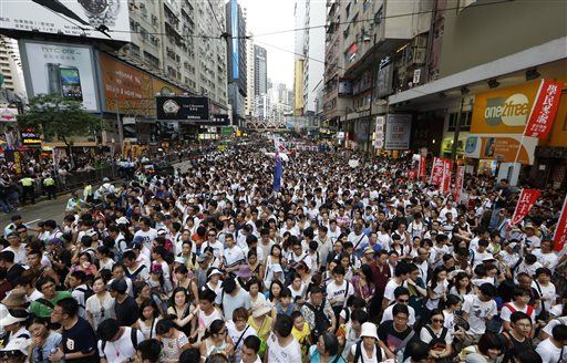 Hong Kong Busts 500 After Huge Democracy Rally