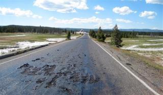 Yellowstone Closes Road Because It's Melting