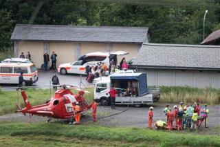 Swiss Train Derails, Car Plunges Into Ravine