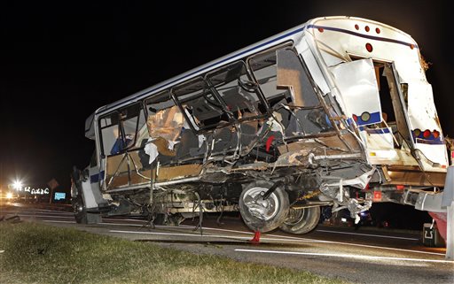 4 Female College Students Killed in Bus Crash