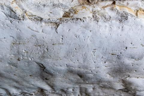 Ancient Bath Yields WWII-Era Graffiti