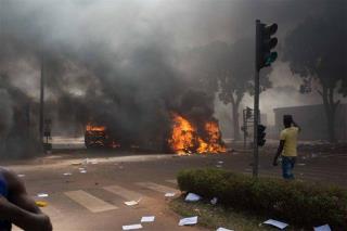 Government Falls as Burkina Faso Parliament Torched
