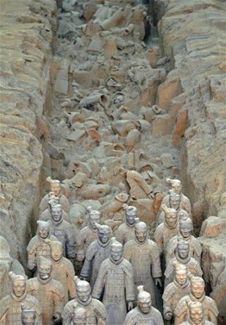 How the terracotta army may have been formed