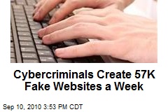 Cybercriminals Create 57K Fake Websites a Week