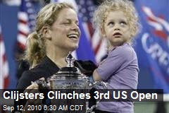 Clijsters Clinches 3rd US Open