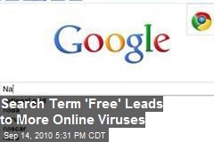 Search Term "Free" Leads to More Online Viruses